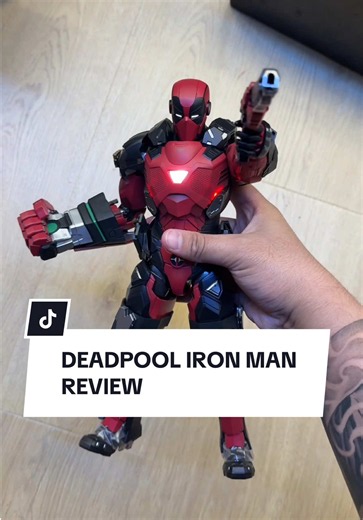 ARMORIZED DEADPOOL REVIEW 🔥 #hottoys #deadpool #actionfigures #toyreviews #ironman