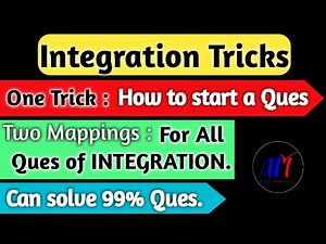 Integration Tricks Class 12 | Tricks to Solve Integration Class 12 | Math Tricks For Integration
