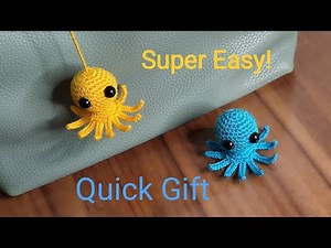 Make This Super easy and fast Crochet Octopus in Minutes!