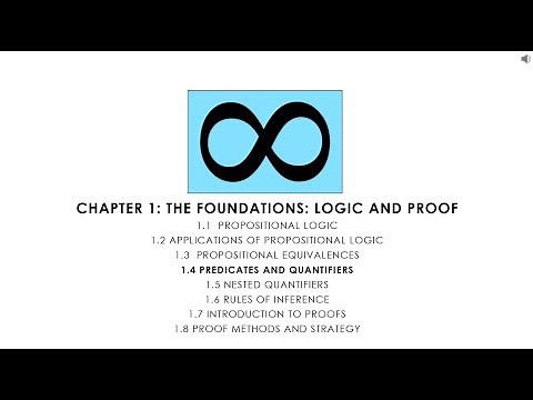 Discrete Math 1.4 Predicates and Quantifiers