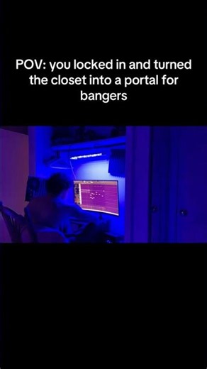 Closet studio setup. FL Studio workflow + new beats loading. #flstudio #musicproducer #beatmaking