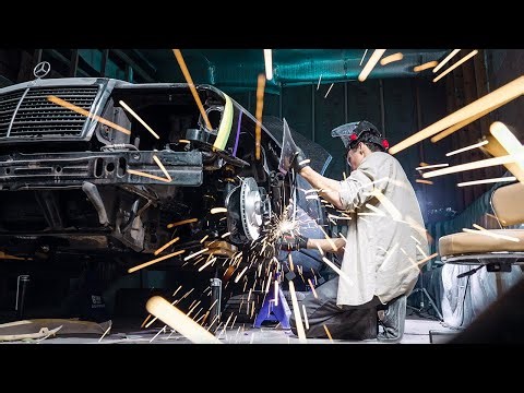 Panel Bonding Wide Body Fenders | W124 Factory Finish Pt. 1