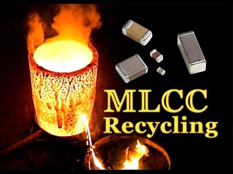 💠Palladium, Silver and Gold recovery from MLCC (Monolithic Ceramic Capacitors)💠PART-2