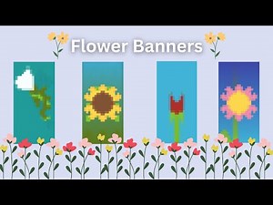 Minecraft Flower Banners (1.16+)