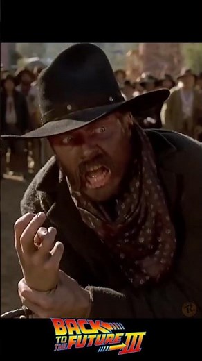 Epic Clint Eastwood move 🪦Back To The Future Part 3 (1990) #western #short #movie #backtothefuture