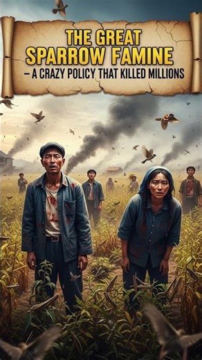 The Deadly Sparrow: How One Tiny Bird Sparked a Famine Killing Millions #shorts