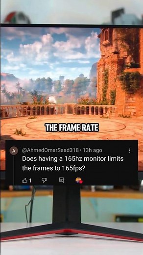 monitor refresh rates explained. #gaming #gamingcomputer #tech