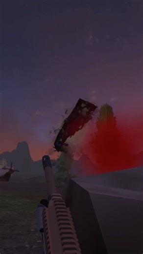 Truck explosion in tactical assault vr