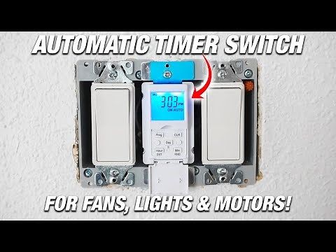 How To Install Automatic Digital Timer Switch For Fans, Light & Motors In Your Home! DIY Electrical