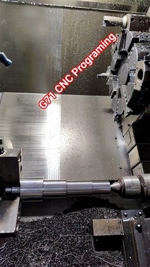 G71 CNC Programing 😎😘#cnc #machine #works