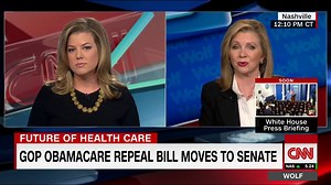 Republican Rep. Marsha Blackburn refused to answer the same question 10 times: Will people with preexisting conditions see their premiums rise under this new bill? http://cnn.it/2qMLYn3 | CNN