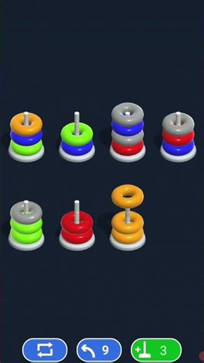 Hoops Sort Puzzle - Stack | Level Gameplay Walkthrough | Hari The Gamer