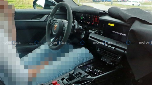 2025 Porsche Boxster EV Shows Dual-Screen Dash Design In New Spy Photos