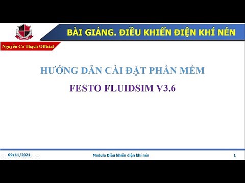 Hướng dẫn cài đặt phần mềm Festo Fluidsim V3.6