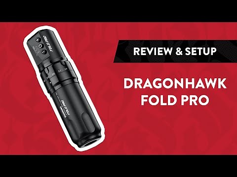 Dragonhawk Fold Pro Wireless Tattoo Machine | Review & Setup