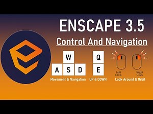 Enscape 3.5 Pro: Control And Navigation Keys For Beginners
