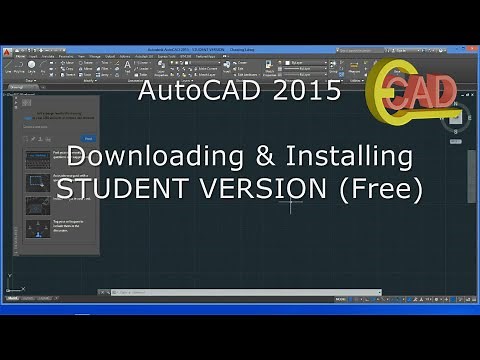 AutoCAD 2015: How to download and Install free/ student version.