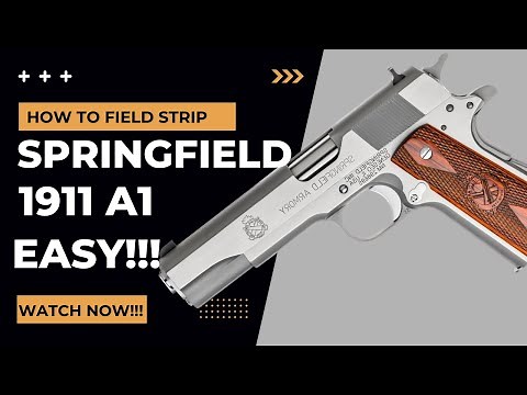 How to Disassemble and Reassemble Springfield 1911 A1 (Field Strip)