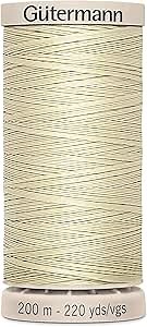 Gutermann Quilting Thread 220yd, Ecru