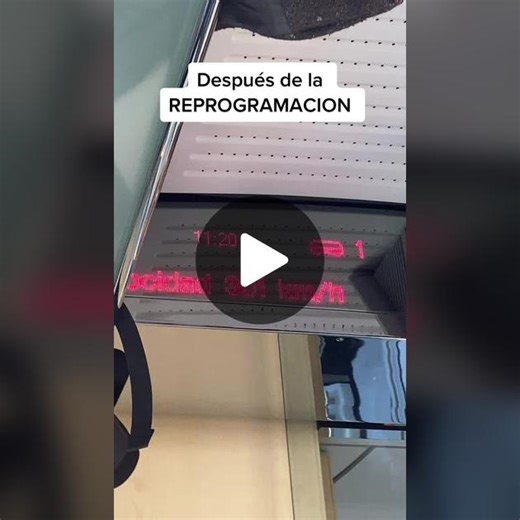 Transportation Schedule Display in Spanish