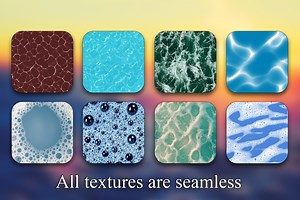 Realistic Water Texture Pack | 2D 水 | Unity Asset Store