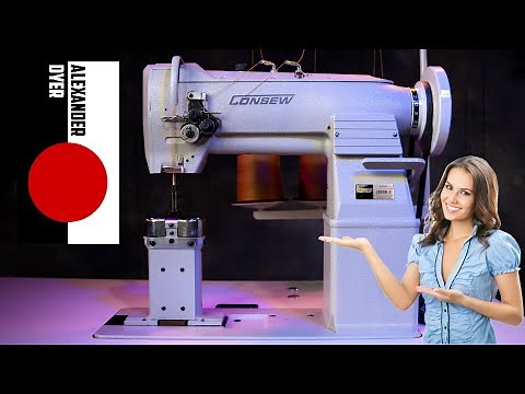 Consew 389RB-2 Features Adjustments Threading and Applications