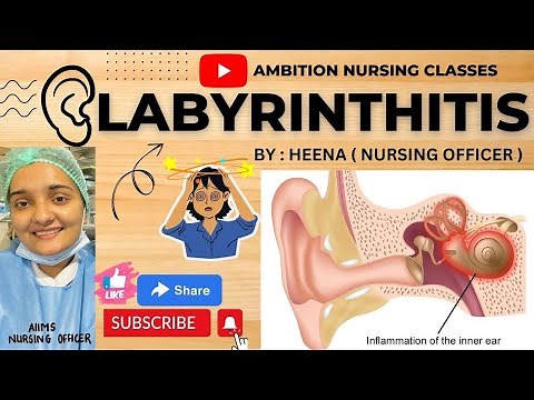 Labyrinthitis | Definition | Etiology | Pathophysiology | Symptoms | Diagnose | Management/Treatment