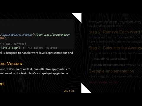 How to Get Vector Representations for Each Document Using Google News Word2Vec