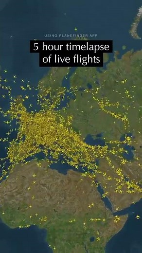 World Map flying Routes | Traffic of Flight in Sky 🌍✈️ World Map Flying Routes & Air Traffic! 🚀📈