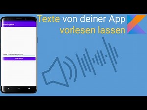 Texte von deiner App vorlesen lassen - Android Studio TextToSpeech - Android TTS