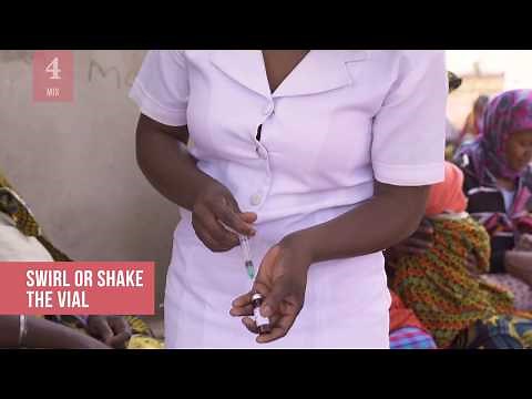 How to Reconstitute a Vaccine with an RUP Syringe