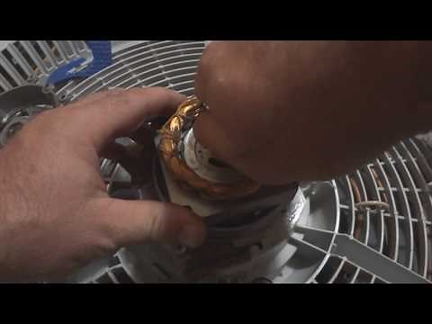 Fix a wind machine fan