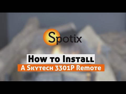 How to Install a Skytech Fireplace Remote - SKY-3301P
