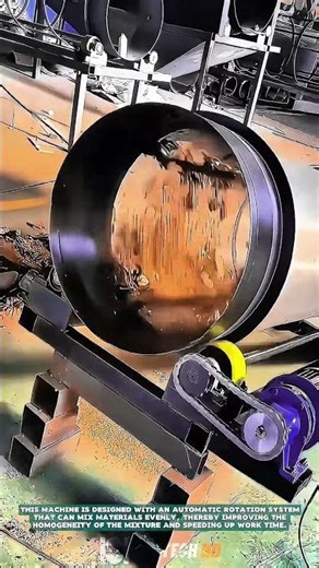 Rotary Mixer Machine for Material Mixing- Satisfying jobs and machinery in the world