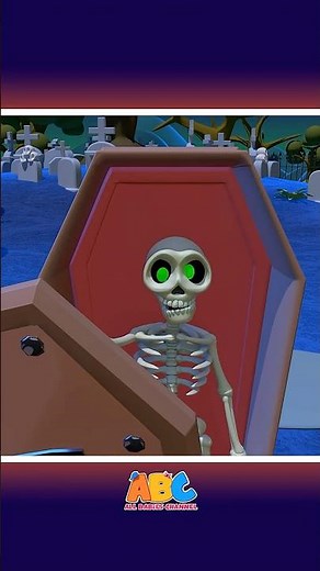 Five Spooky Scary Skeletons Went Out One Night #shorts #halloweensongs