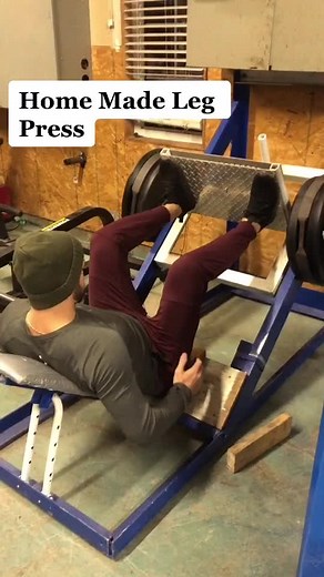 DIY Homemade Leg Press Machine - Build Your Own Leg Press!