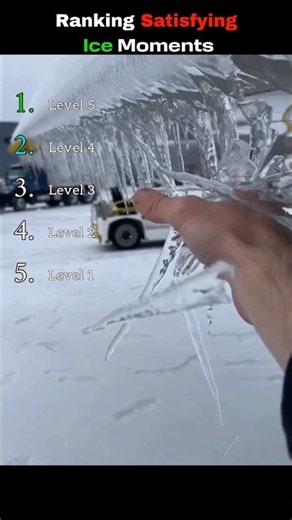 "Oddly Satisfying Ice Breaking "🤩