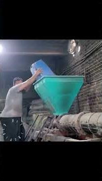 Making Plastic Chair From Recycled Plastics #RecycledPlasticChair #EcoFriendlyProduction