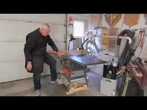 Retracting Casters 2 of 6 - TableSaw