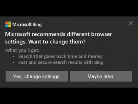 How to turn off Microsoft Bing notifications in Edge 91