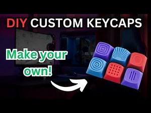 How I 3D Print Custom Keycaps Using Free Models