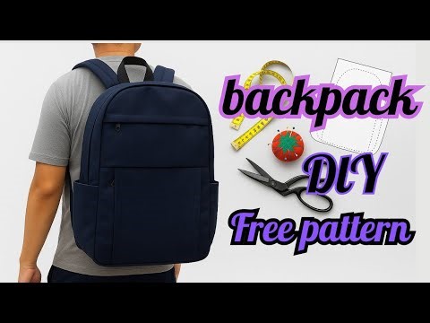 School Backpack Free Pattern 😉 6 Hidden Secrets for Amazing Finish!🤩