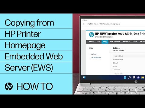 How to Copy from Your HP Printer Homepage (EWS) | HP Support