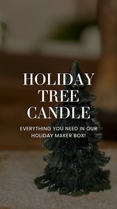 1K views | Light up your holiday season with a handmade Christmas tree candle! This is one of the 8 projects included in our Holiday Maker Box, which comes with all the supplies and step-by-step instructions for each project ⁠ ⁠ It’s the perfect addition to your seasonal decor or a lovely gift that brings warmth and light to any space! https://amakersstudio.com/pages/the-holiday-maker-box-2024 #christmascandle #christmascrafts #diychristmas | A Makers' Studio | Facebook