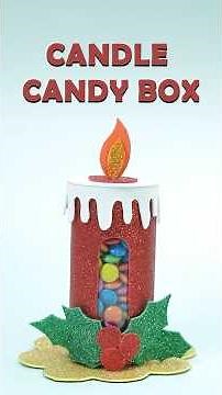 Candle Candy Box Christmas Gift Idea 🎄✨ | Easy & Aesthetic Holiday DIY