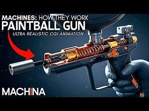 How a Paintball Gun Works | Ultra Realistic CGI | Full Documentary | Machines: How They Work | Ep 5