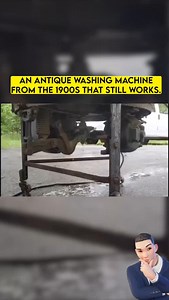 1.4K views · 32K reactions | An Antique Washing Machine from the 1900's | Aj Daily Vlog | Facebook