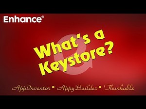 How to get and use your keystore from AppInventor and Enhance.