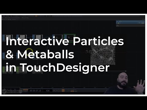 Interactive Particles & Metaballs in TouchDesigner - TouchDesigner Tutorial 064