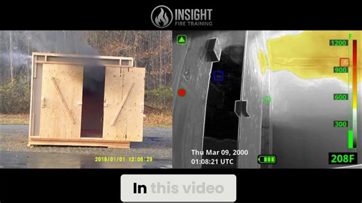 Making Entry To The Fire? Compare what we see optically versus thermally! In many cases, firefighters either scan too fast/improperly or dismiss vital thermal data during the entry of a compartment without considering the following: * Direction of fire spread or fires location. * Speed of convection currents, height of thermal layer, and increasing overall temperatures (not the spot temperature measurement). * Critical infrastructure information: stairs, holes in floors, fire beneath or above th